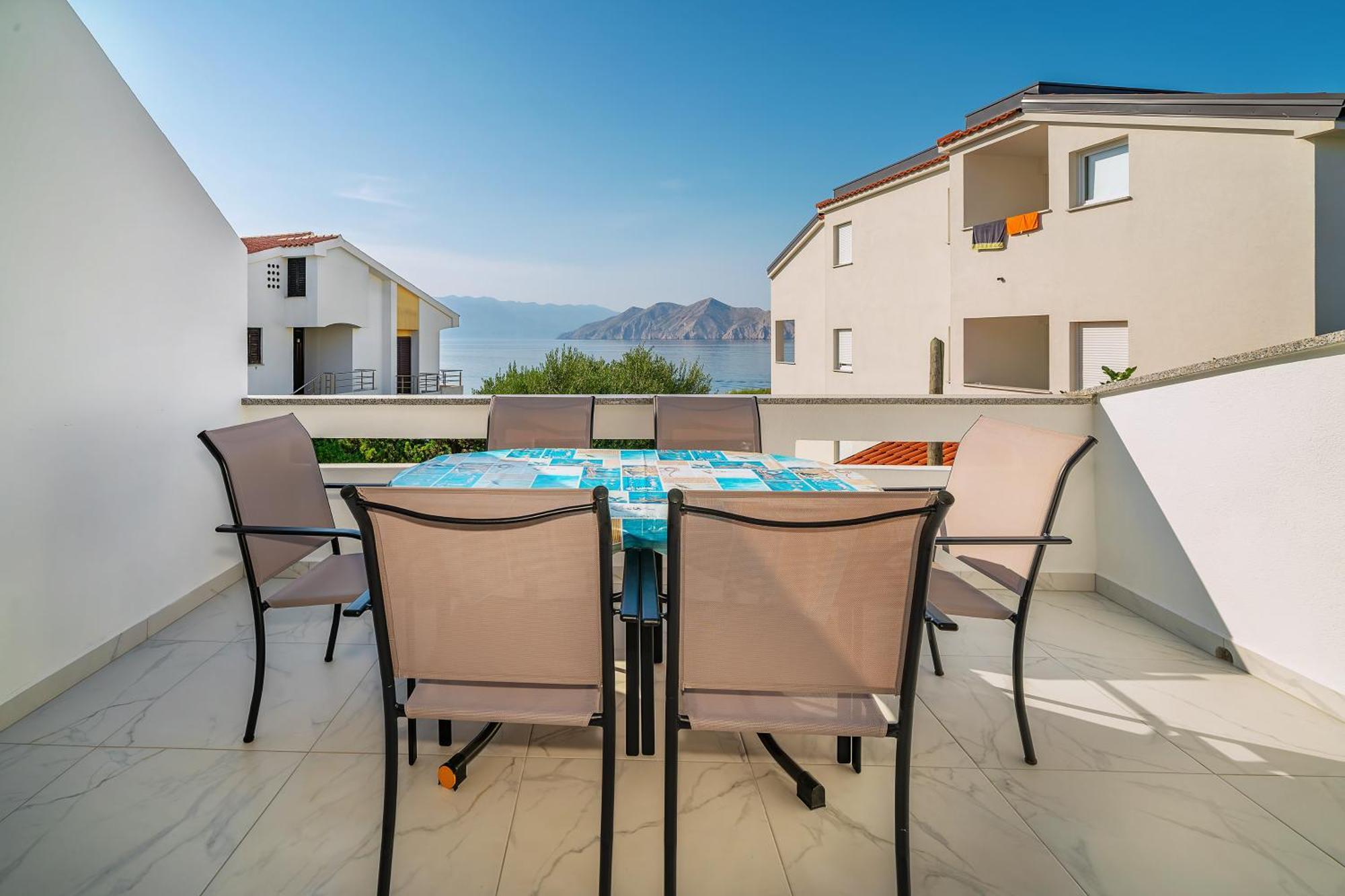 Apartments Kricin 14 Laura Baška Kültér fotó